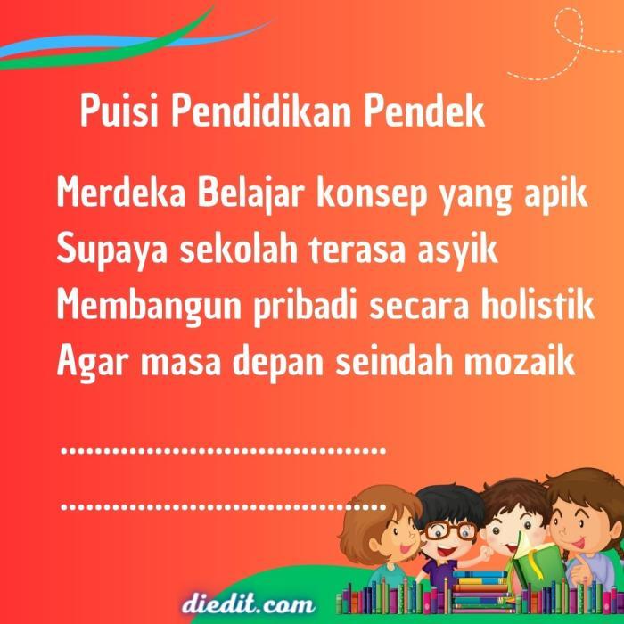 Puisi Pendek tentang Pendidikan: Membuka Pintu Pengetahuan 2 116a25c5ea7e692