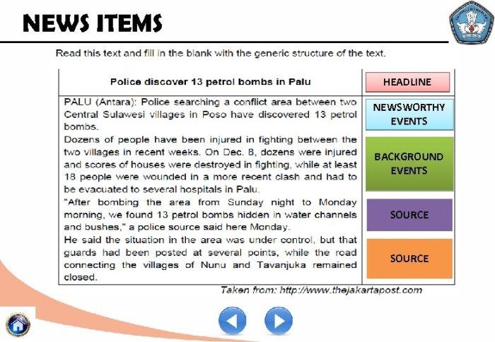 Contoh News Item Teks Singkat Pendidikan 2 116a25c6069e554
