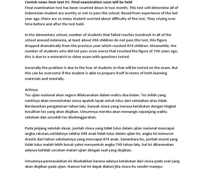 Contoh News Item Teks Singkat Pendidikan 3 116a25c6070eda3