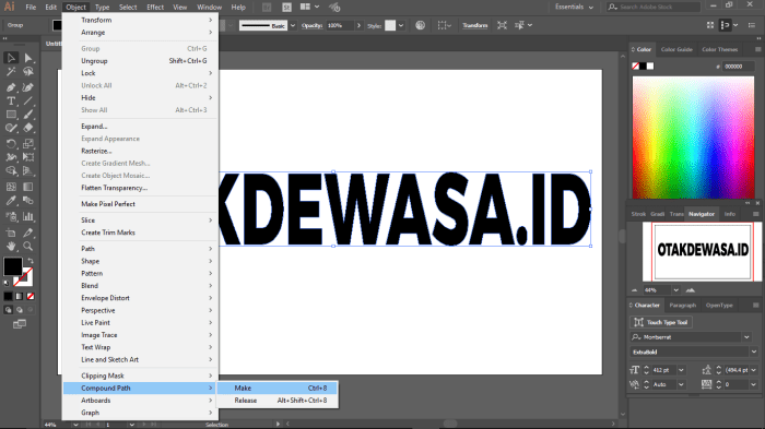 Cara Membuat Gradient Transparan di Illustrator 2 116a25c70b2783b