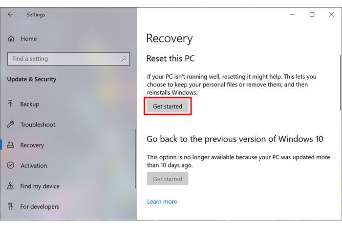 Cara Membatalkan Reset Windows 10: Panduan Langkah Demi Langkah 3 116a25c7c0bfb20