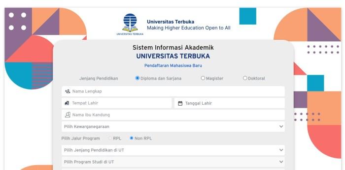 Cara Daftar di Universitas Terbuka: Panduan Langkah demi Langkah 1 116a25c9885ce33