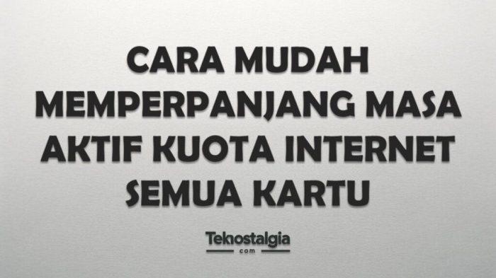 Cara Memperpanjang Masa Aktif Kuota Internet: Panduan Lengkap 1 116a25cadb60d83