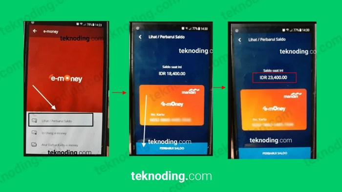 Cara Cek Saldo E-Money Mandiri di HP Tanpa NFC, Praktis dan Aman 1 116a25cc51cf904